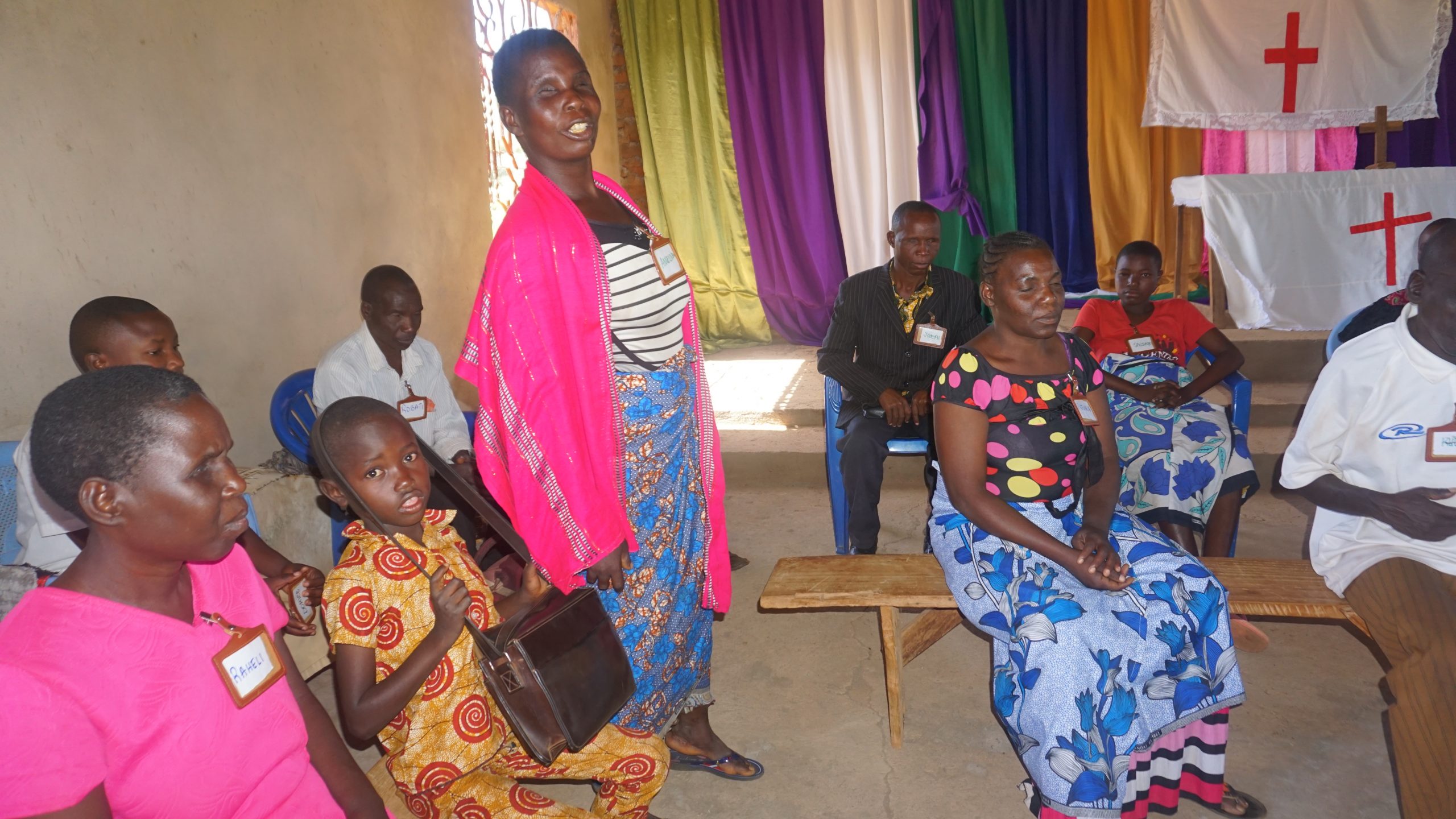 People with visual disabilities from Ugogoni ward during training scaled